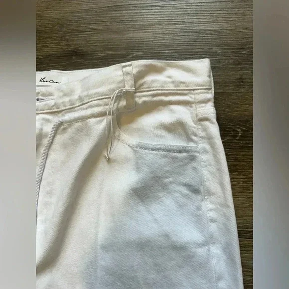 Kancan women’s Queens Ultra High Rise Slouch Fit White Drawstring Jeans size 30 - Picture 7 of 15